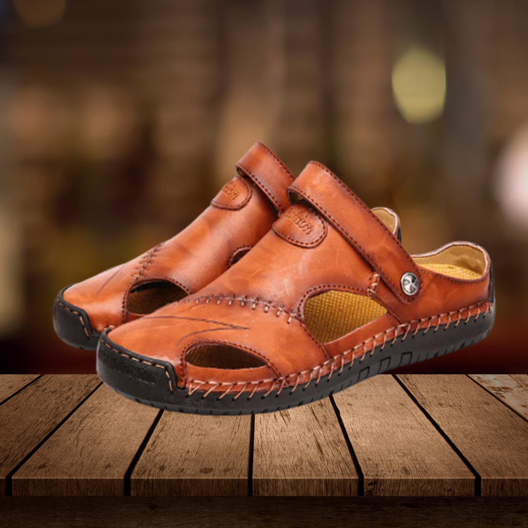Chris™ | Orthopaedic Leather Sandals