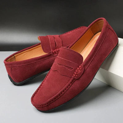 Mason – Stockholm Suede Loafers with Cushioned Comfort & Non-Slip Sole