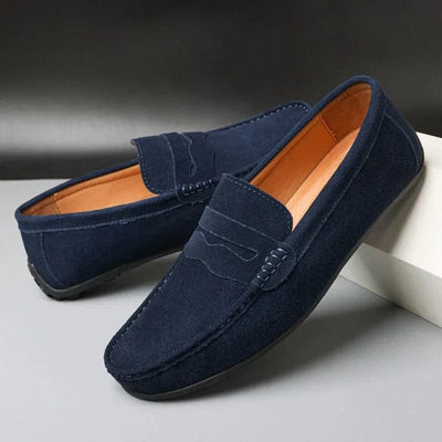 Mason – Stockholm Suede Loafers with Cushioned Comfort & Non-Slip Sole