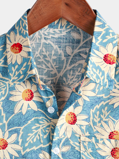 Zayden – Vintage Island Breeze Cotton Floral Shirt