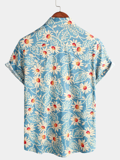 Zayden – Vintage Island Breeze Cotton Floral Shirt