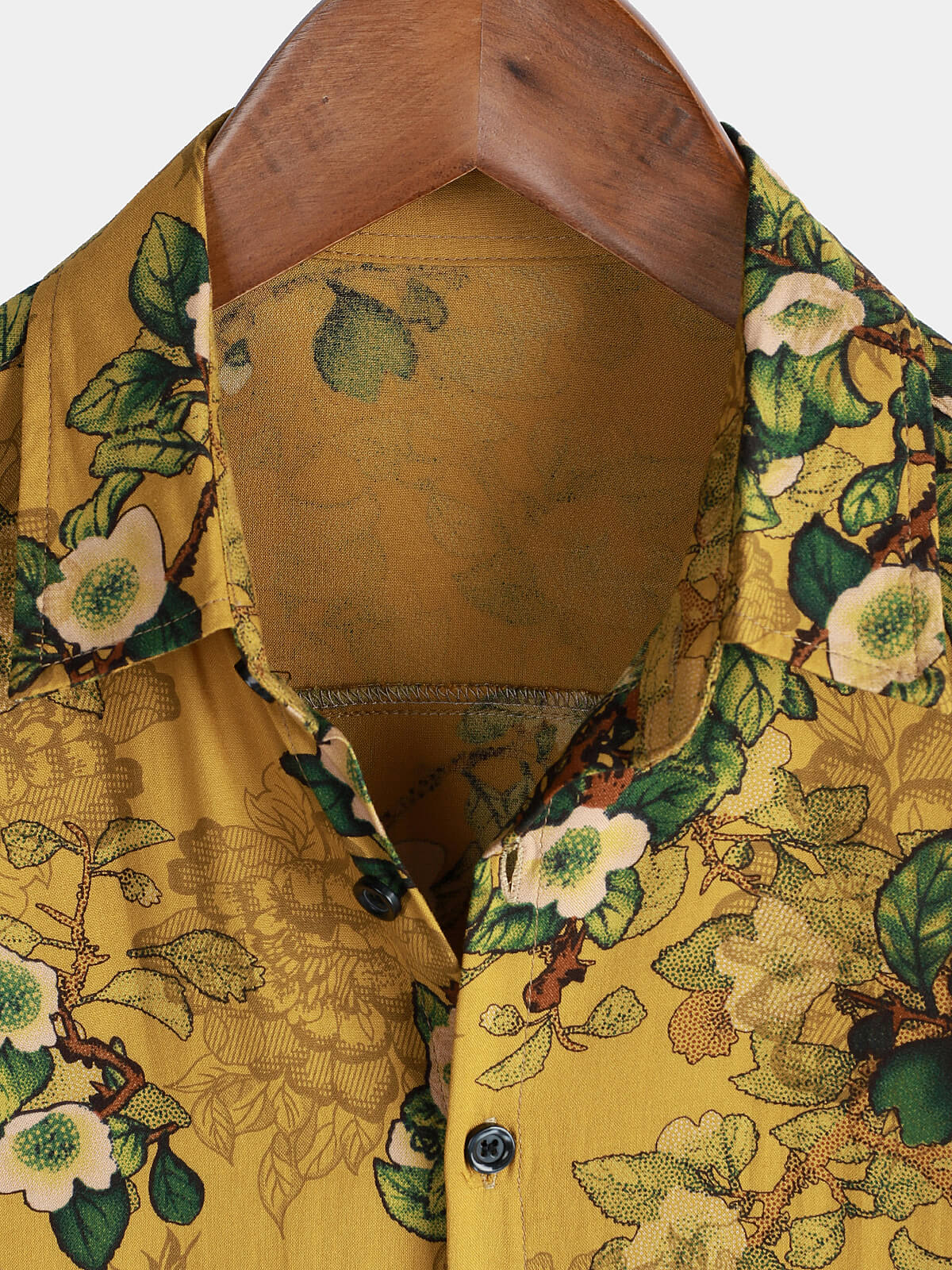 Hudson – Vintage Floral Rayon Button-Up Shirt