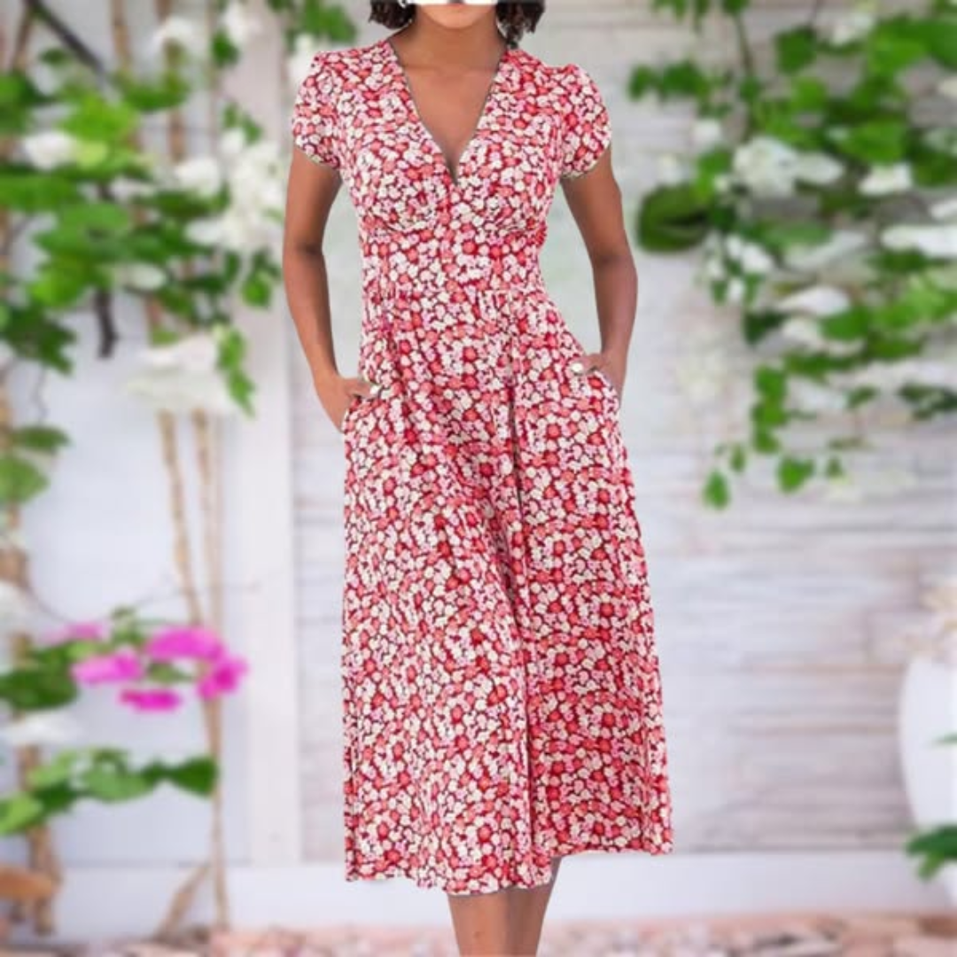 Katrina – Elegant Women's Dress with Flattering Fit & All-Day Comfort