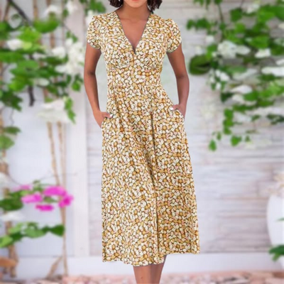 Katrina – Elegant Women's Dress with Flattering Fit & All-Day Comfort