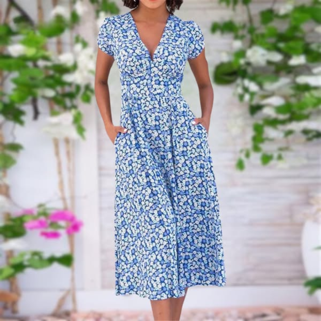 Katrina – Elegant Women's Dress with Flattering Fit & All-Day Comfort