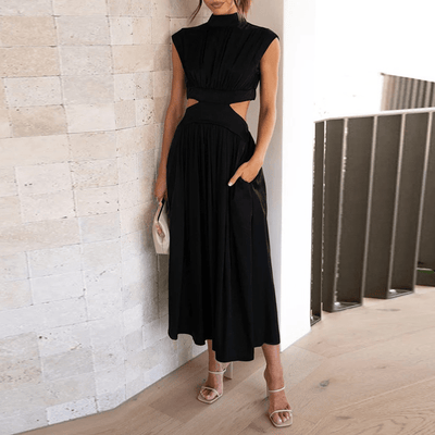 Chloe – Long Elegant Dress with Sleeveless & Backless Style