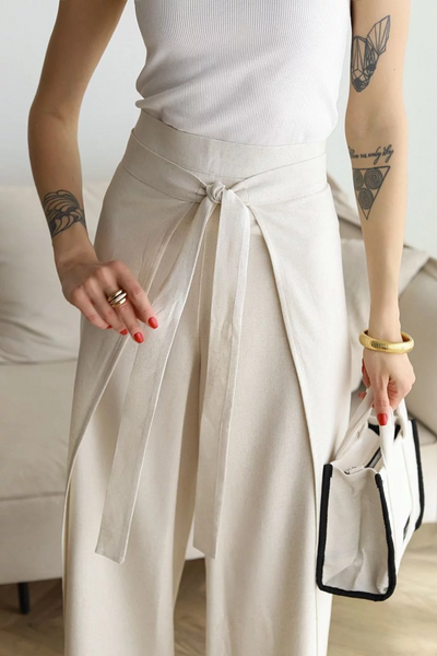 Marika – Wide Linen Pants