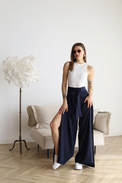 Marika – Wide Linen Pants