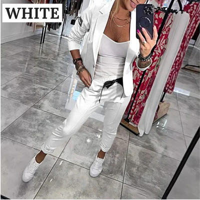 Sonia – Elegant 2-Piece Set with Casual Blazer & Tailored Trousers