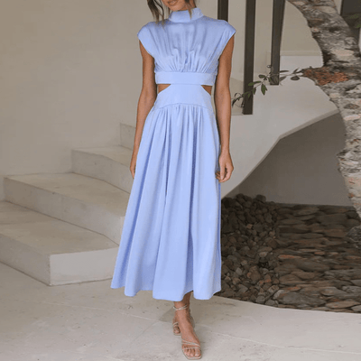 Chloe – Long Elegant Dress with Sleeveless & Backless Style