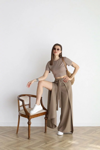 Marika – Wide Linen Pants
