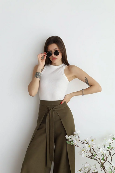 Marika – Wide Linen Pants