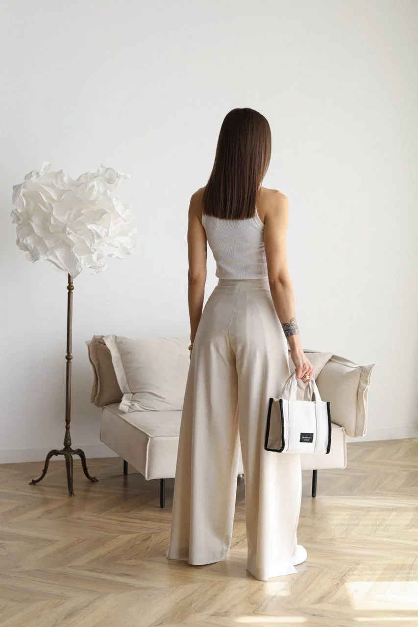 Marika – Wide Linen Pants
