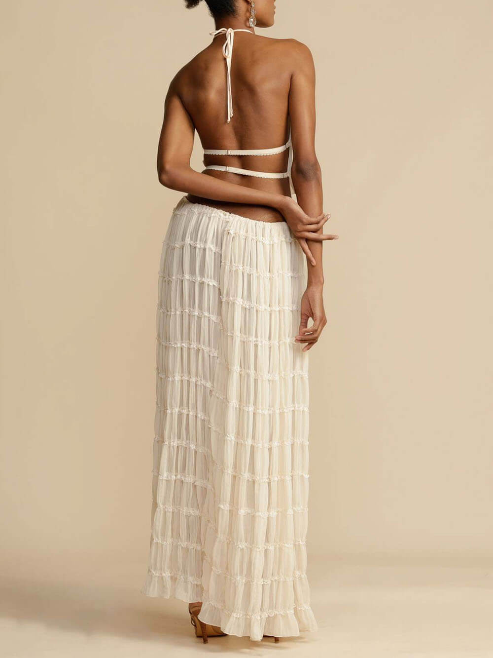 Elena - Tiered Maxi Skirt Set