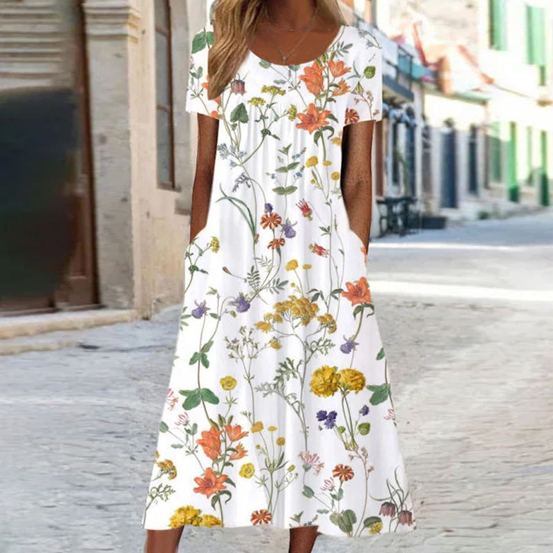 Isabella - Boho Floral Dress