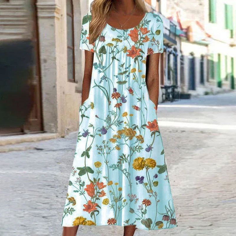 Isabella - Boho Floral Dress