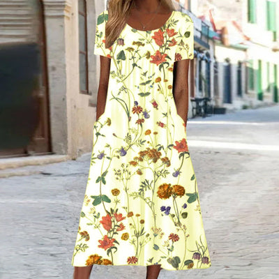 Isabella - Boho Floral Dress