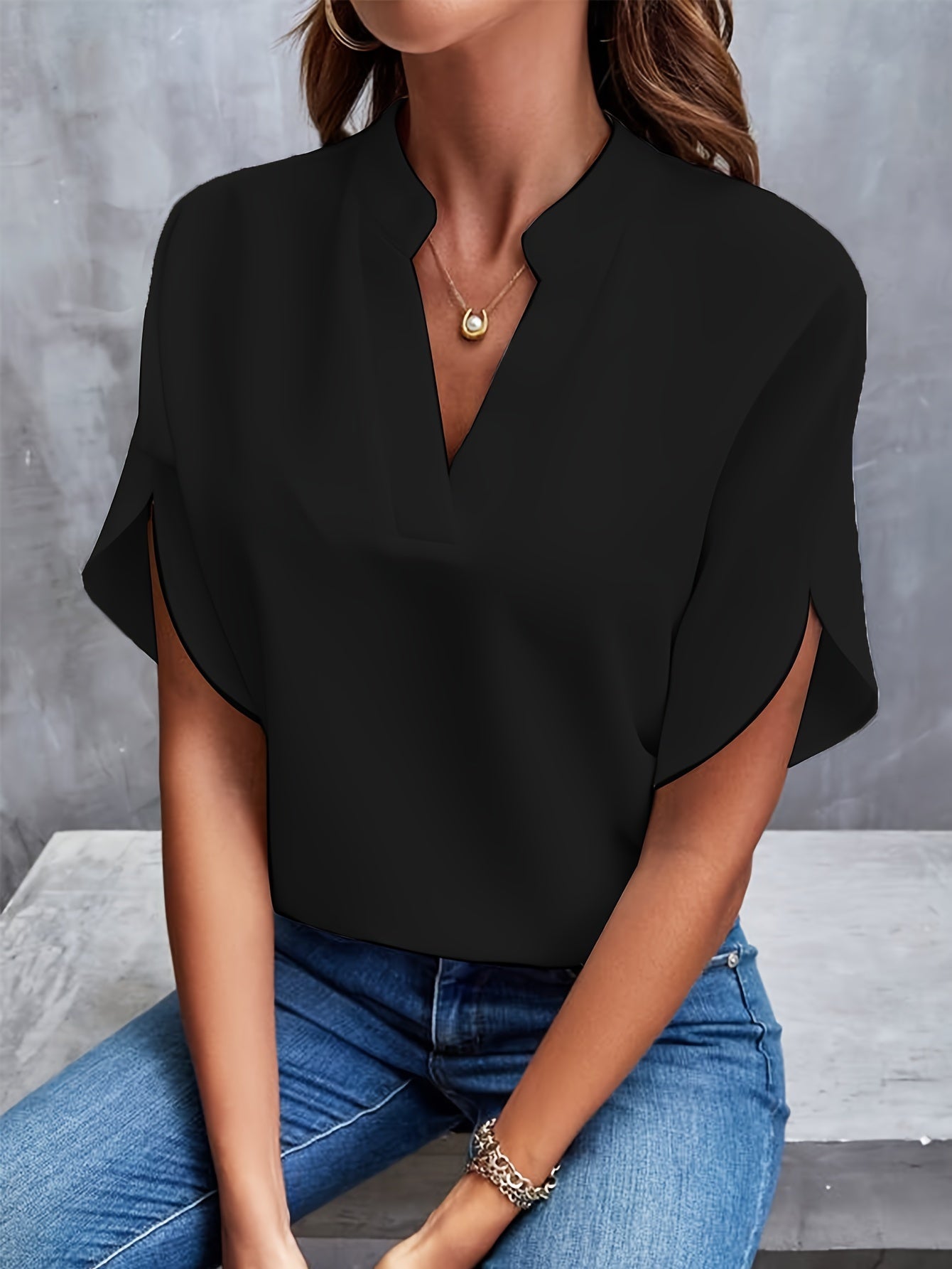 Beth - Flared Sleeve Blouse