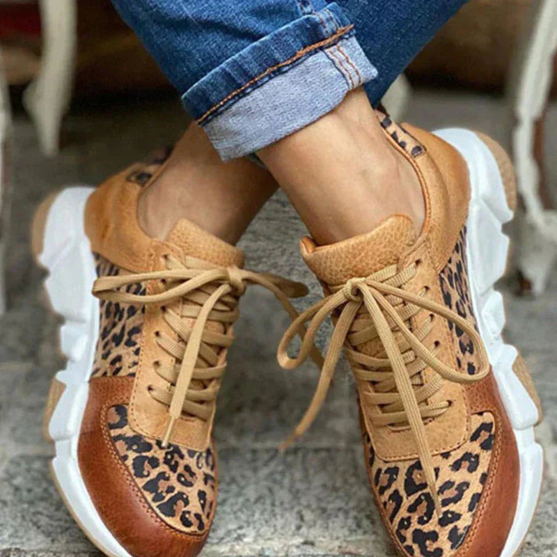 Femke™ - Comfortable Leopard Sneakers