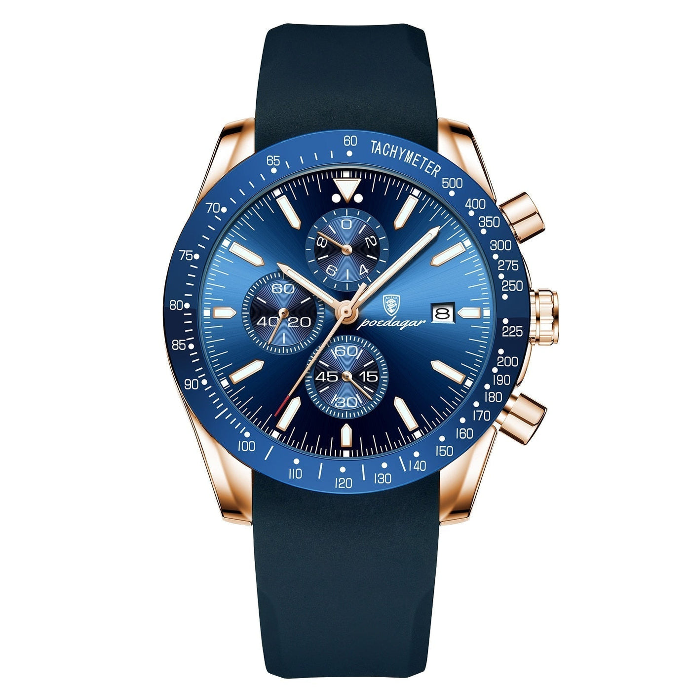 Felix – Luminous Chronograph Watch with Date Display and Precision Quartz Movement