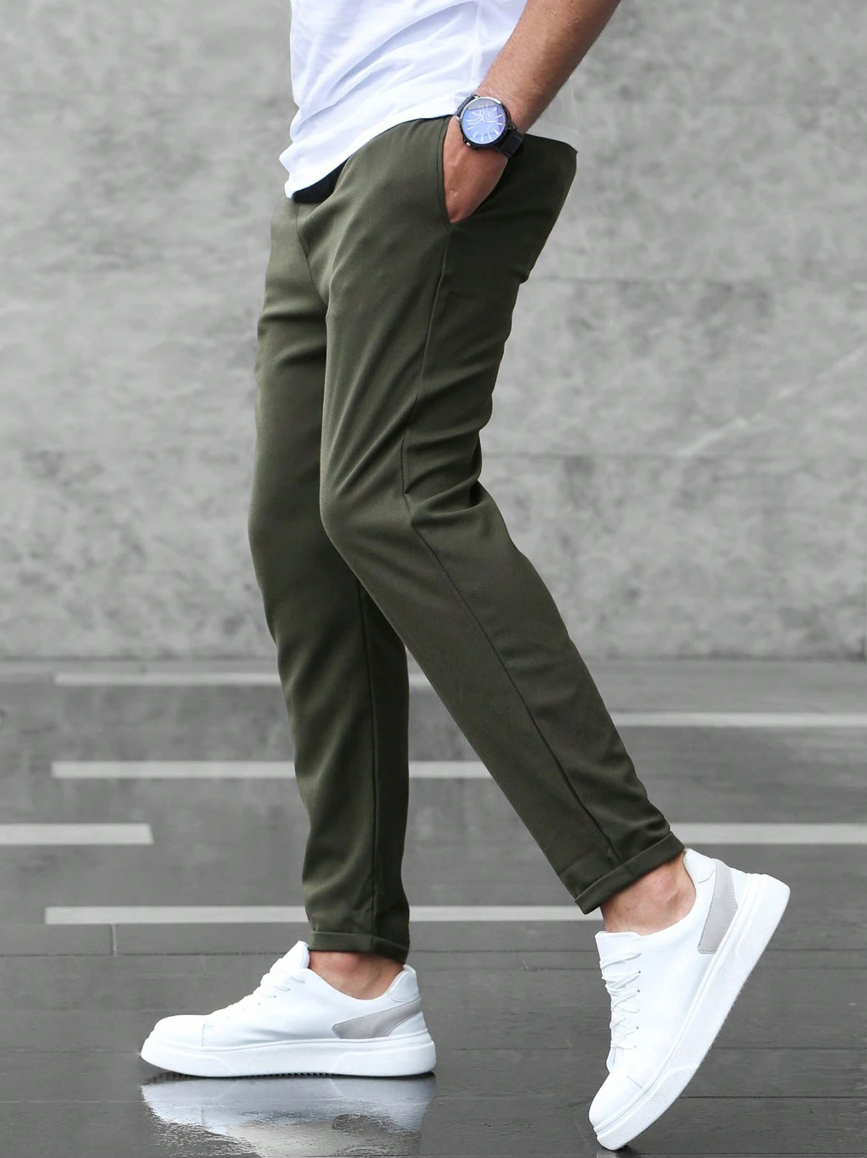 Collin™ - Cropped Drawstring Trousers