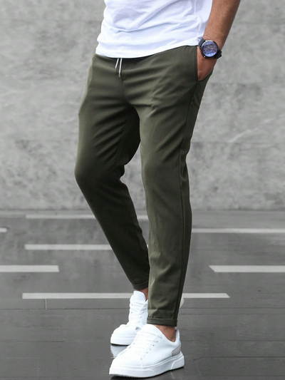 Collin™ - Cropped Drawstring Trousers