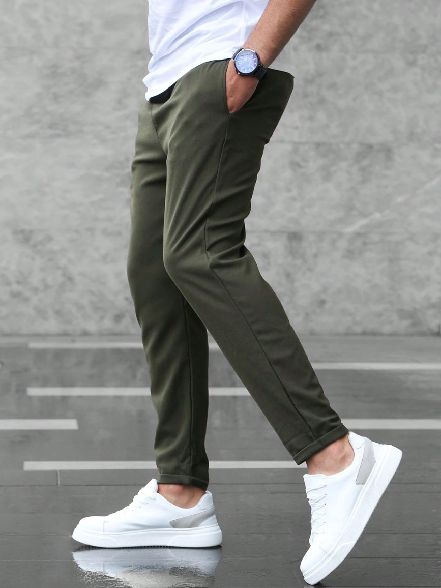 Collin™ - Cropped Drawstring Trousers