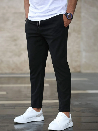 Collin™ - Cropped Drawstring Trousers