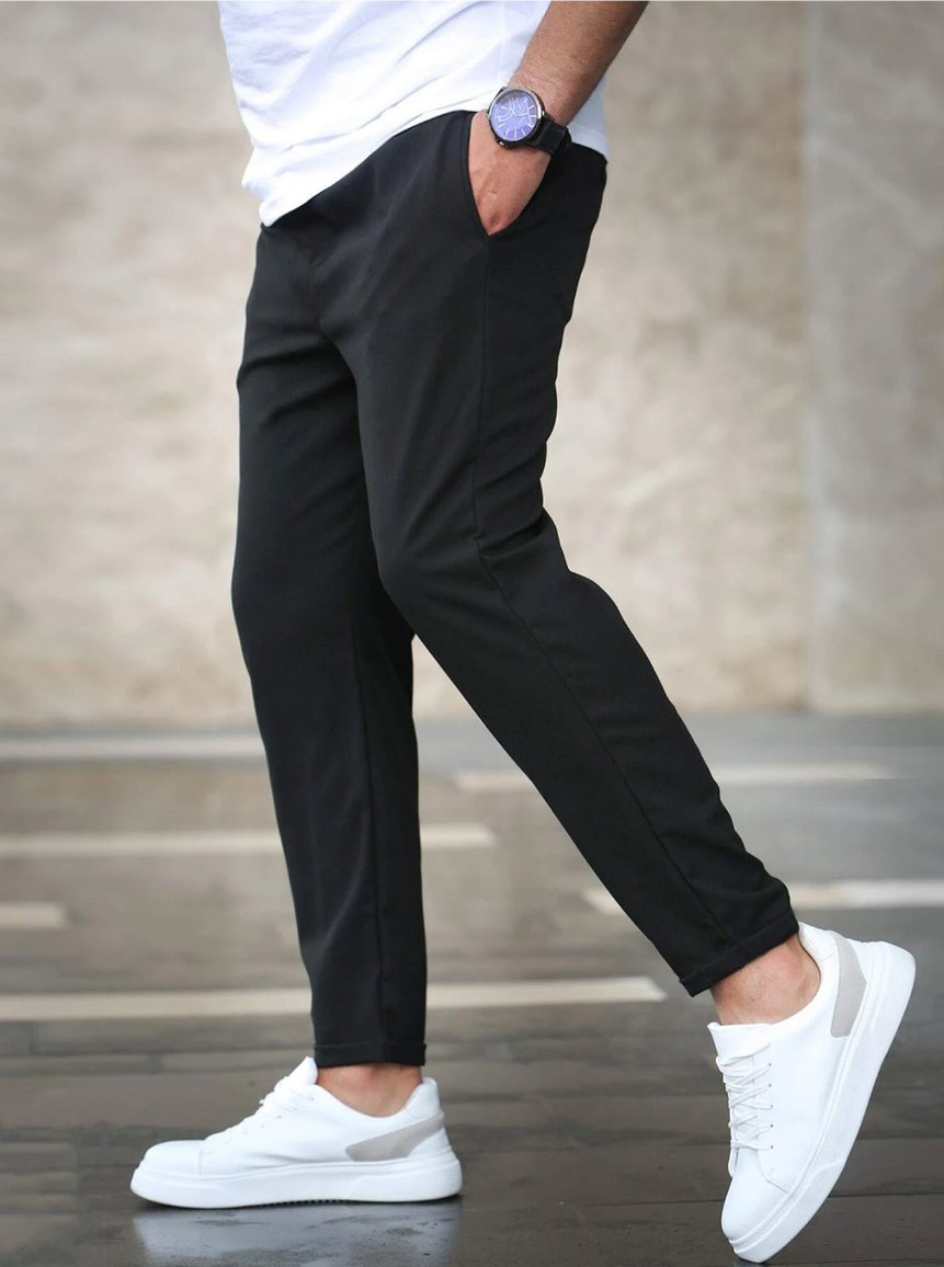 Collin™ - Cropped Drawstring Trousers