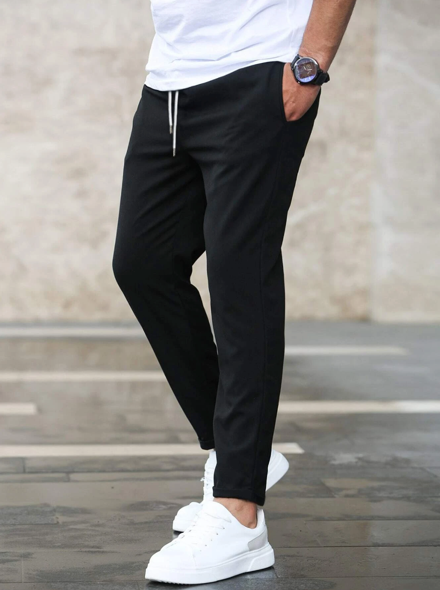 Collin™ - Cropped Drawstring Trousers