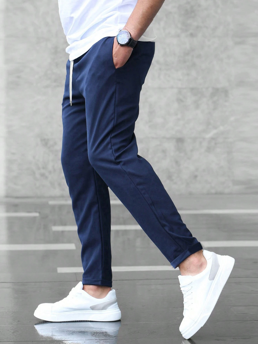 Collin™ - Cropped Drawstring Trousers