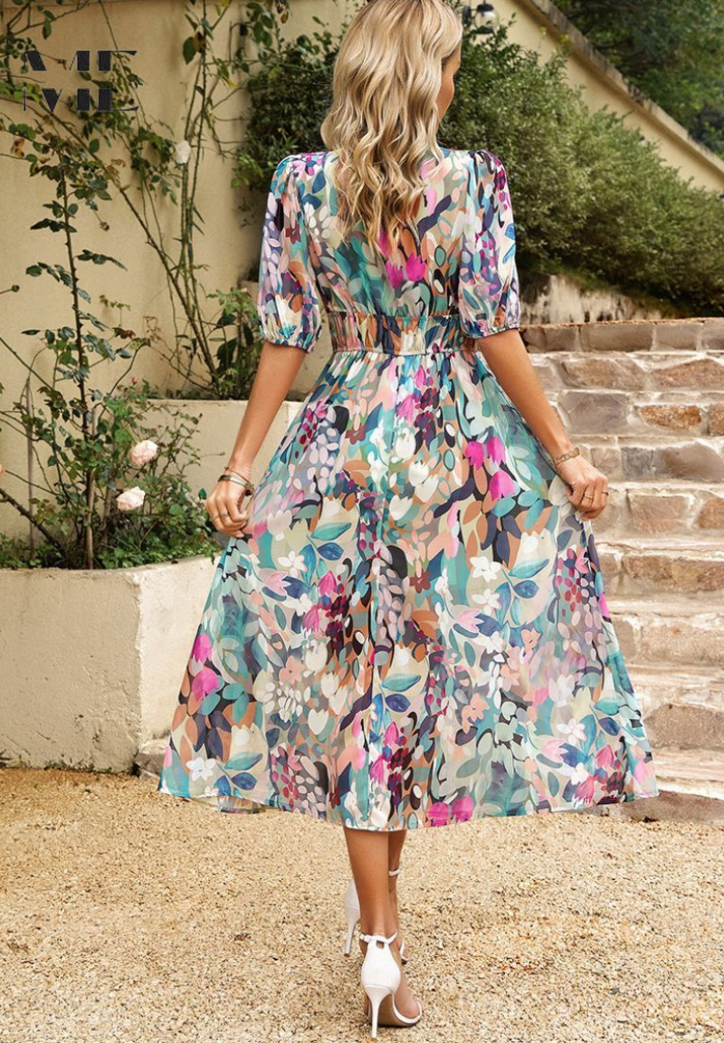 Amara – Luxe Timeless Midi Dress