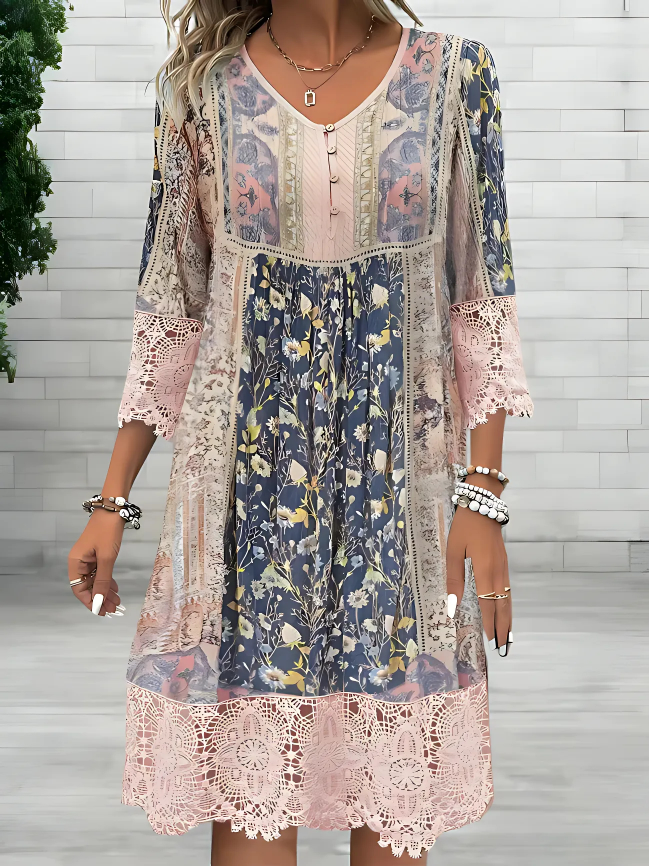 Elowen – Luxe Bohemian Flowy Maxi Dress