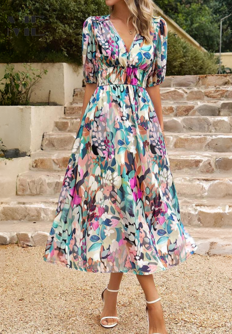 Amara – Luxe Timeless Midi Dress