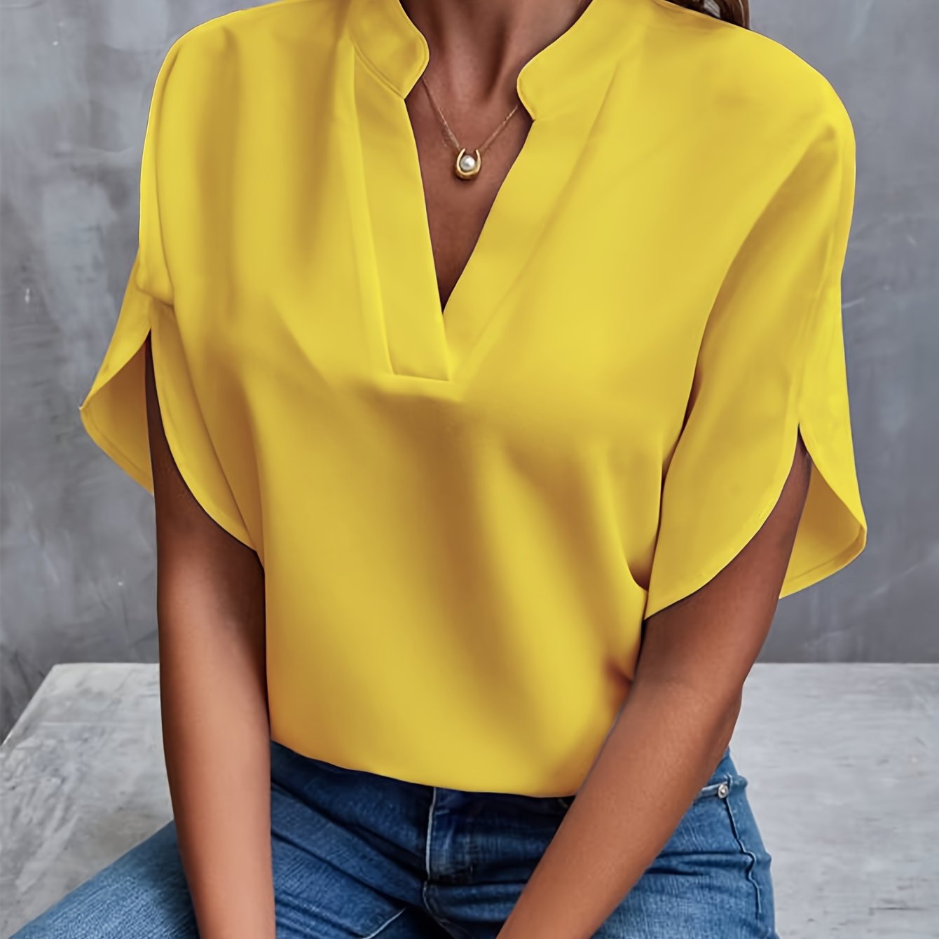 Beth - Flared Sleeve Blouse