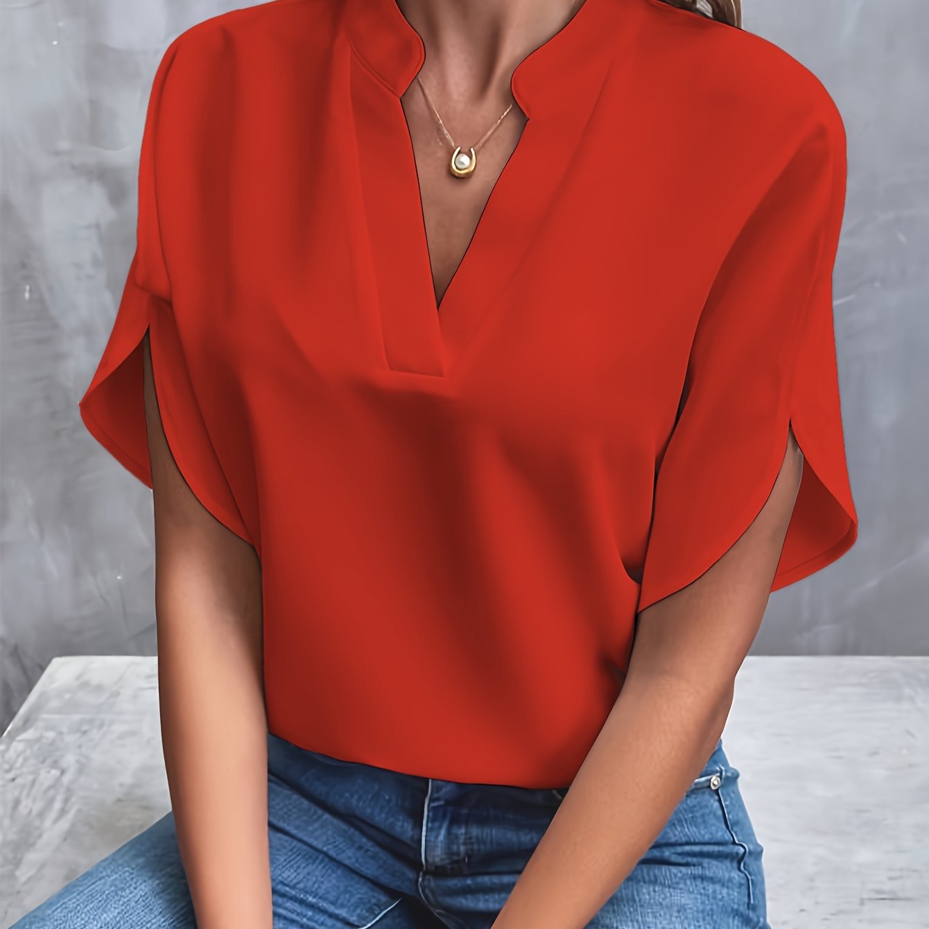 Beth - Flared Sleeve Blouse