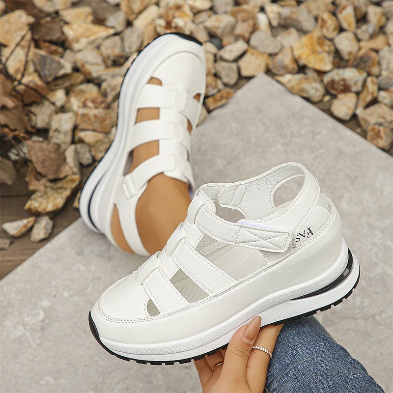 Sabella – Closed-Toe Orthopaedic Sandals with Air Cushion Comfort