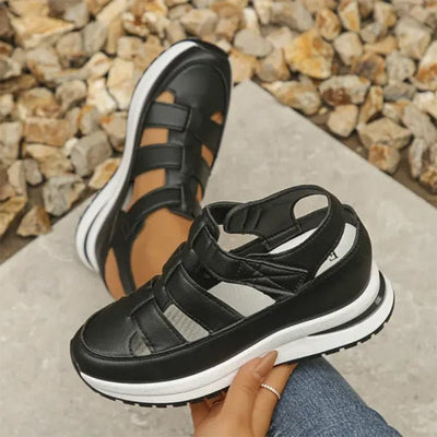 Sabella – Closed-Toe Orthopaedic Sandals with Air Cushion Comfort