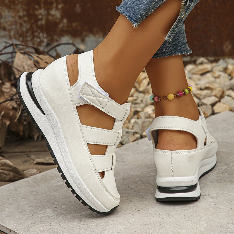 Sabella – Closed-Toe Orthopaedic Sandals with Air Cushion Comfort