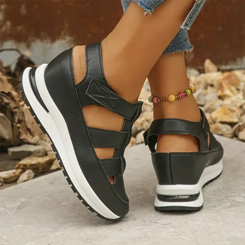 Sabella – Closed-Toe Orthopaedic Sandals with Air Cushion Comfort