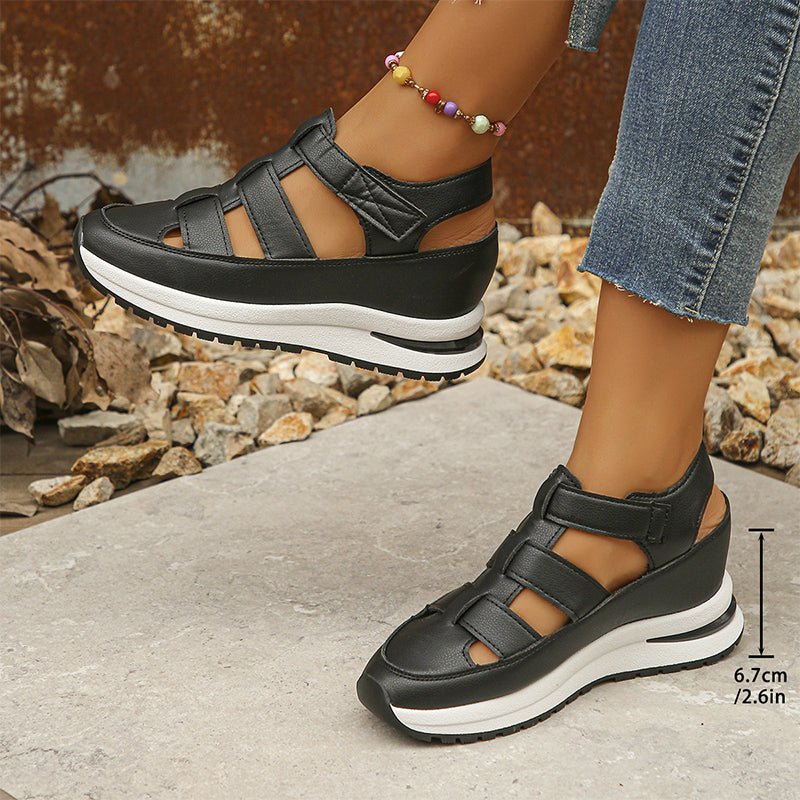 Sabella – Closed-Toe Orthopaedic Sandals with Air Cushion Comfort