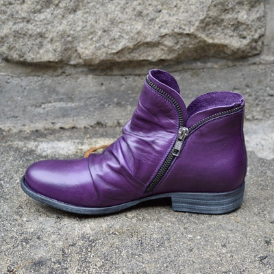 Sanne – Elegant Leather Boots for Women with Timeless Style & All-Day Comfort