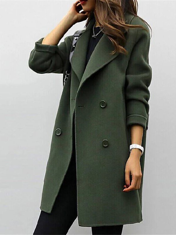 Mila – Iconic Wool Trench Coat with Timeless Elegance & Warmth